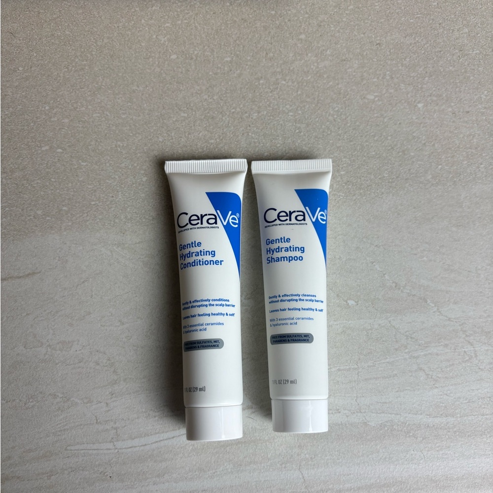 Cerave Shampoo & Conditioner Travel Size 1FL Oz